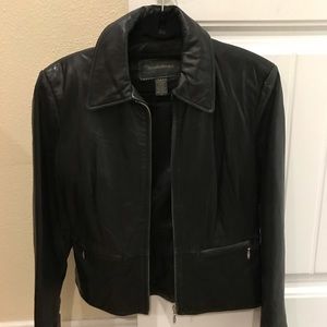 Banana Republic Black Leather Jacket